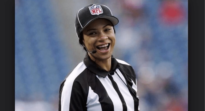 Maia Chaka becomes NFL's first Black female game official