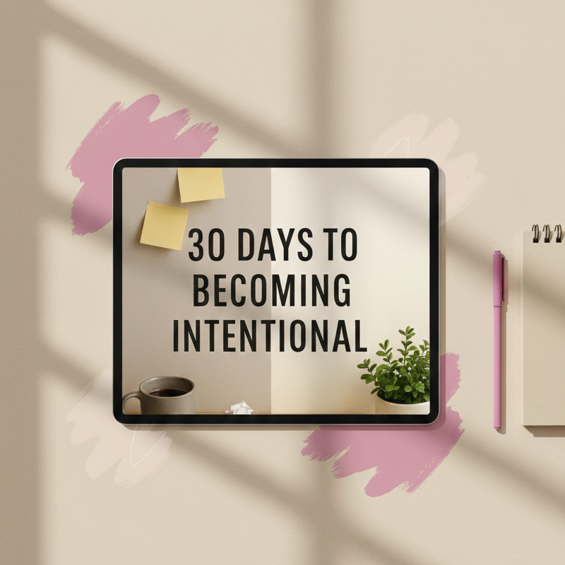 30 days to becoming intentional ebook