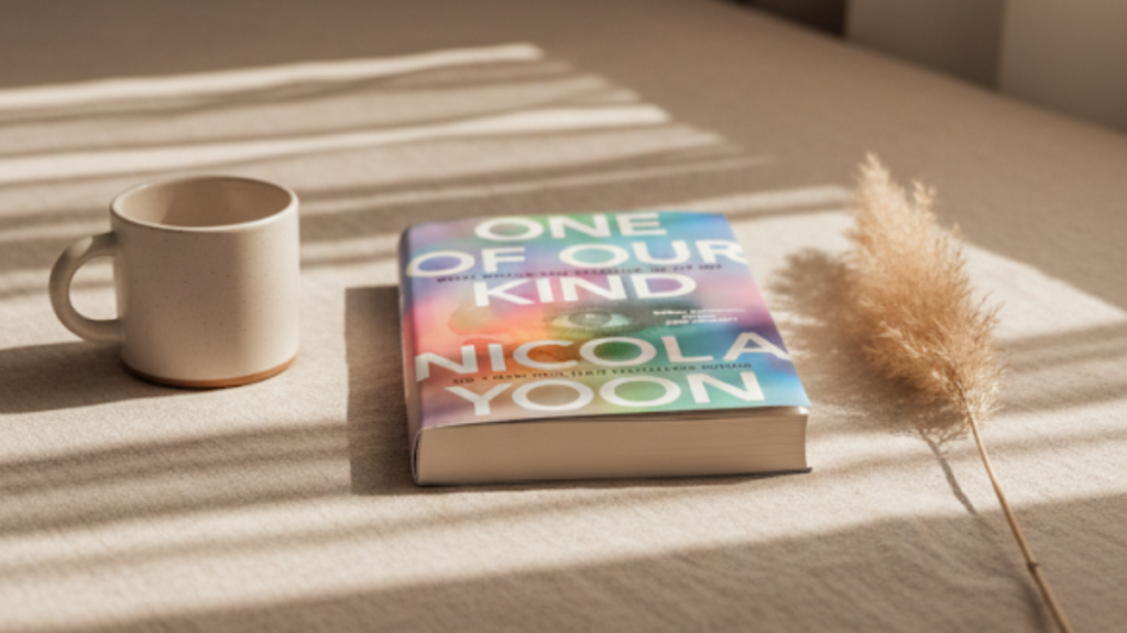 Static blog image for One of Our Kind book review exploring Black identity, safety, freedom, and perception.